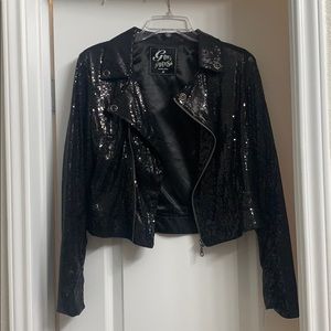 Black Sequins Jacket